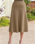 Melbourn Wool Blend Checked Skirt